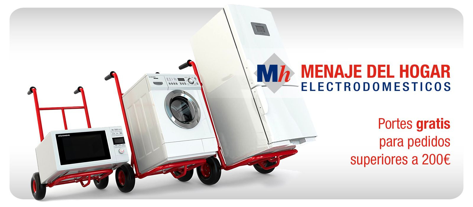 Portes gratis para pedidos superiores a 200€